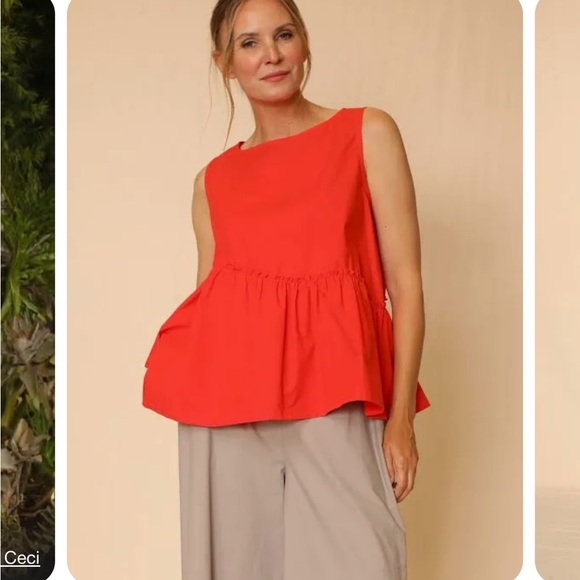 BEAU JOURS Alisson Tank - 9K1161 - in Poppy NWT
Regular price $136.00 - Picture 2 of 10